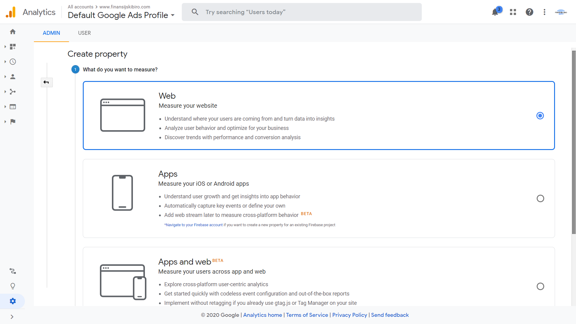 Implementation of google analytics part one